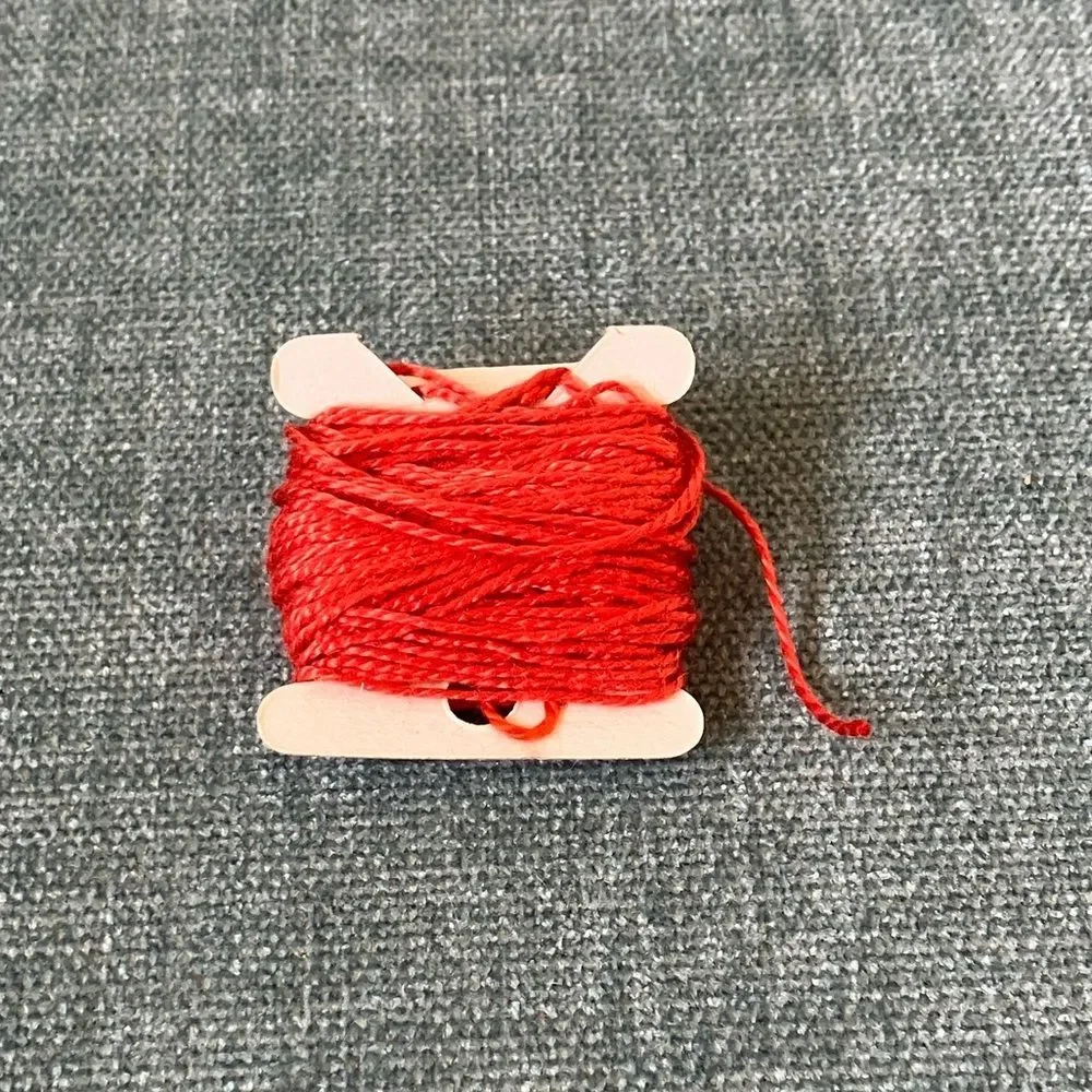 Orange Needlepoint Thread Yarn